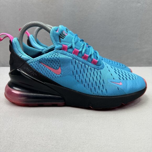 Womens 7 / 5.5Y Nike Air Max 270 Shoes 'South Beach' Athletic Running Sneakers - Picture 1 of 8
